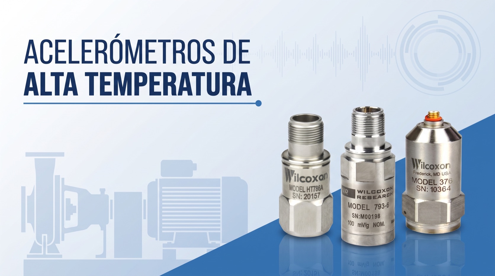 Acelerómetros de alta temperatura