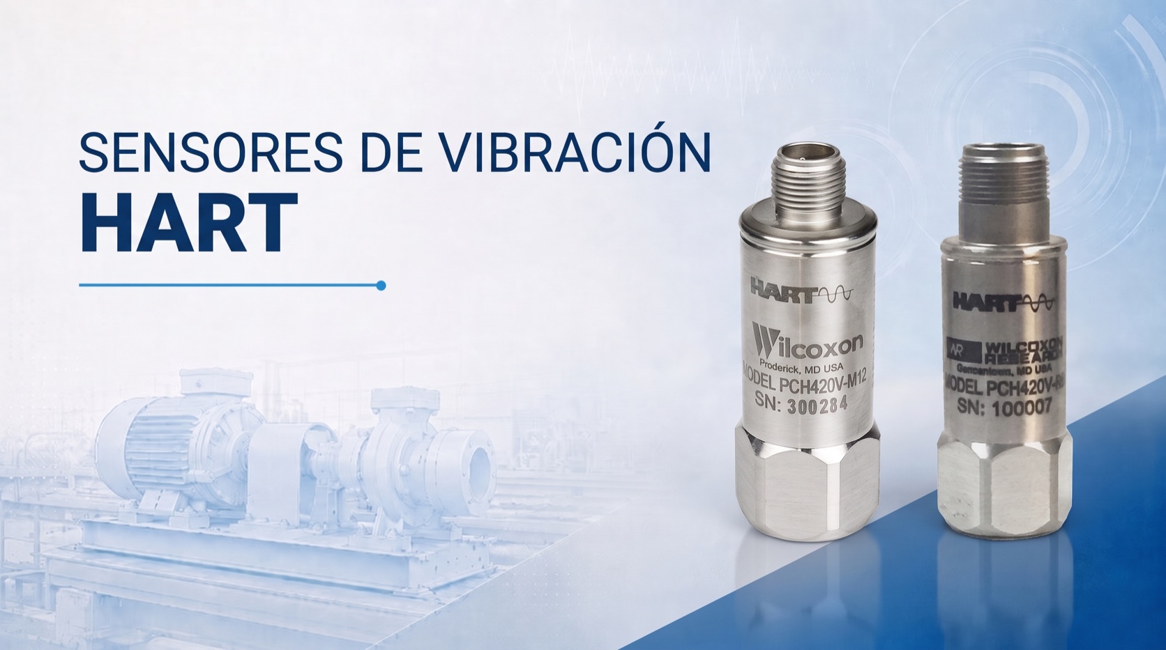 Sensores de vibración HART