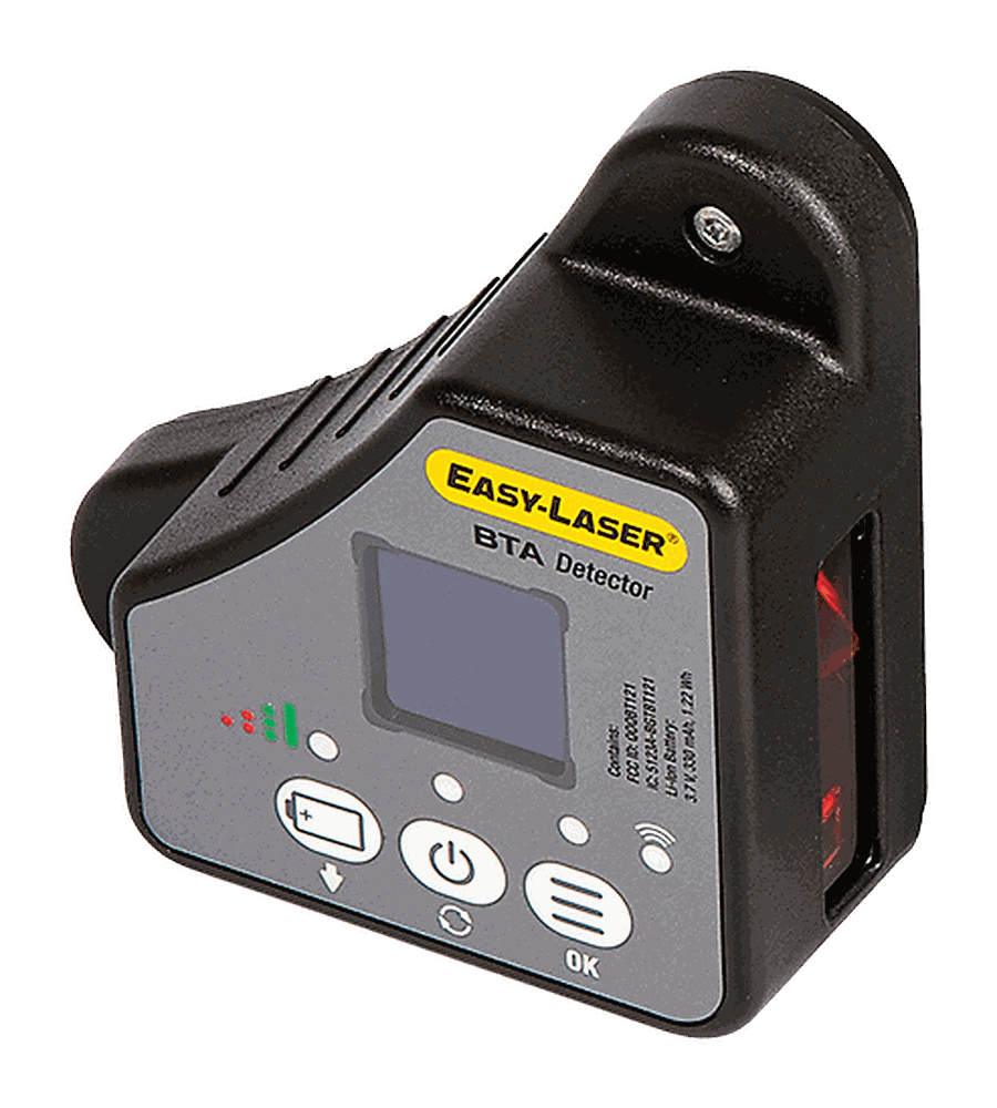 Detector inalámbrico para alineación de poleas