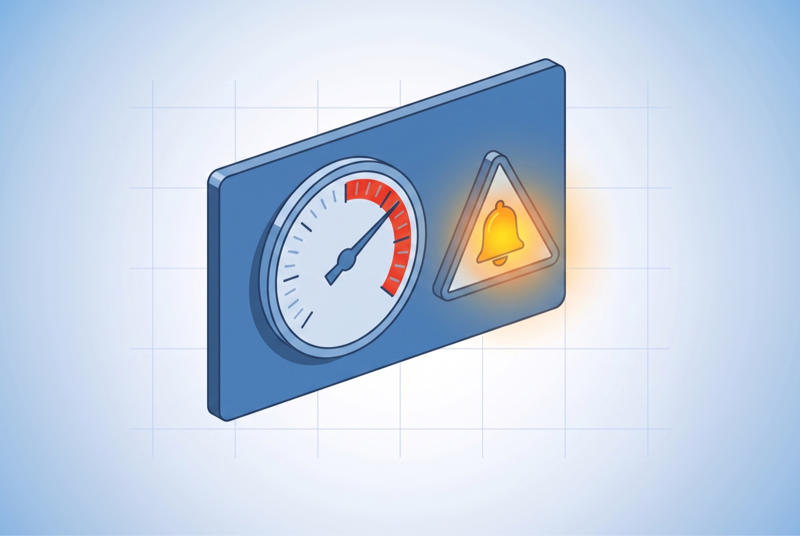 Ilustración técnica: Alarmas tempranas · Monitoreo en línea